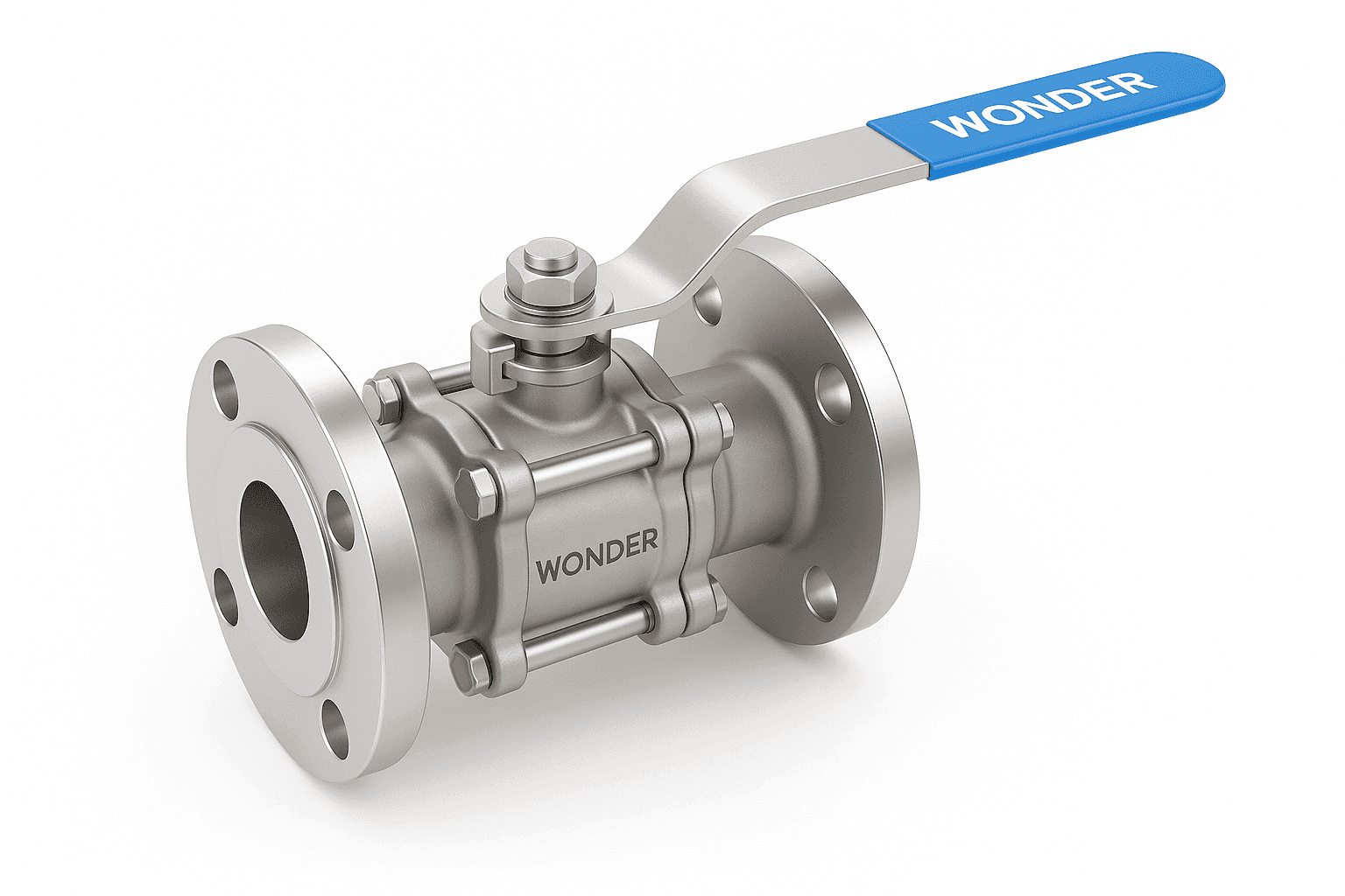 3-Piece IC Flanged End Ball Valves